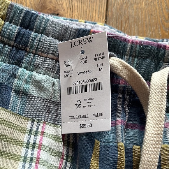 J crew NWT shorts swimming trunks men’s size medium - Picture 2 of 8